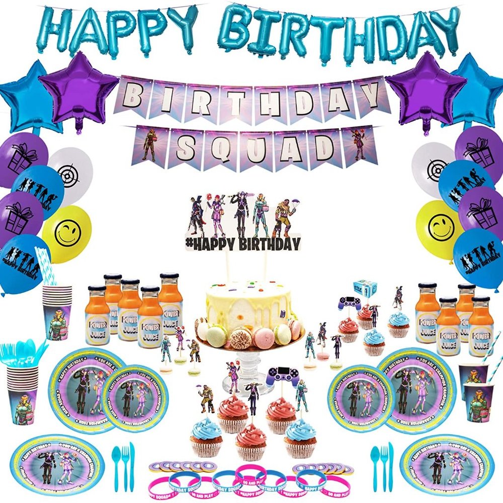 Unique Birthday Deco Video Game Party Supplies